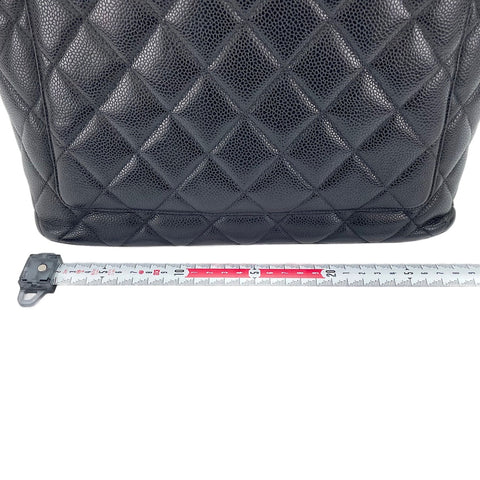 CHANEL Caviar Skin Replica Tote Tote Bag black WS30296