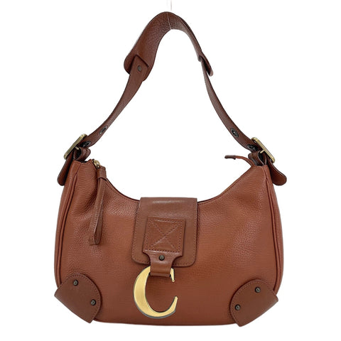 Chloe Shoulder Bag Brown WS30299