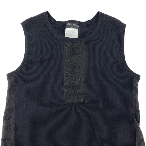 CHANEL COCO Mark 36 Tank top black WS30302