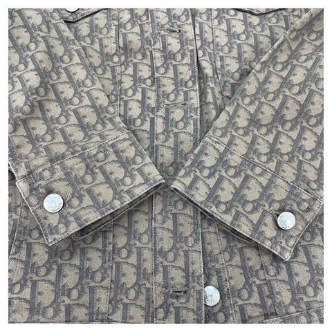 Christian Dior 40 Trotter Denim Jacket Brown WS30305