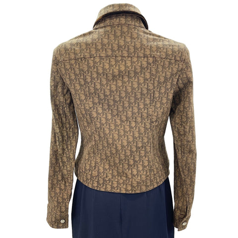 Christian Dior 40 Trotter Denim Jacket Brown WS30305