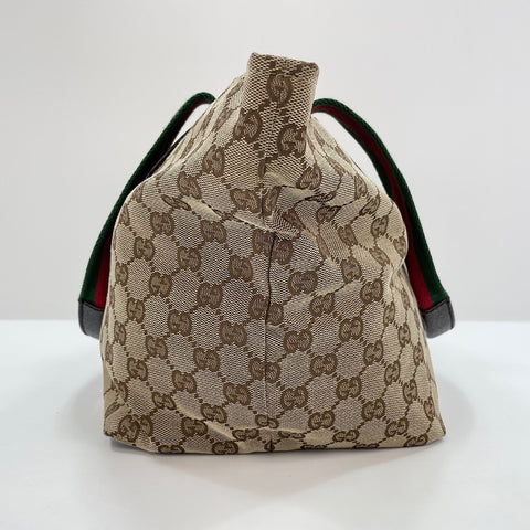 GUCCI Sherry Line Tote Bag beige WS30307