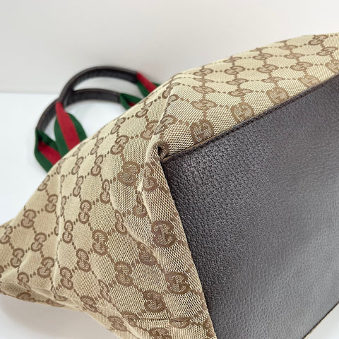 GUCCI Sherry Line Tote Bag beige WS30307