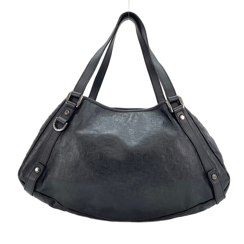 GUCCI Abby Horsebit Pattern Tote Bag black WS30308