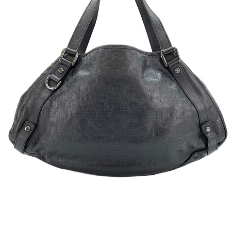 GUCCI Abby Horsebit Pattern Tote Bag black WS30308