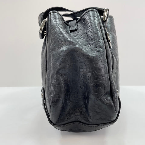 GUCCI Abby Horsebit Pattern Tote Bag black WS30308