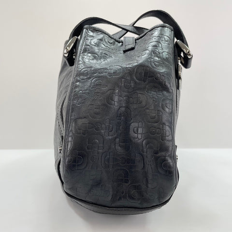 GUCCI Abby Horsebit Pattern Tote Bag black WS30308