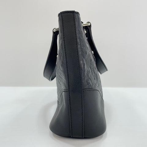GUCCI Horsebit Pattern Handbag black WS30311