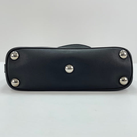 GUCCI Horsebit Pattern Handbag black WS30311