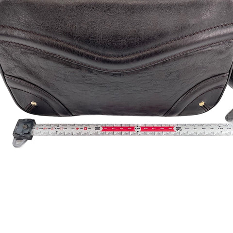 GUCCI Hohorsebit Pattern Shoulder Bag black WS30312