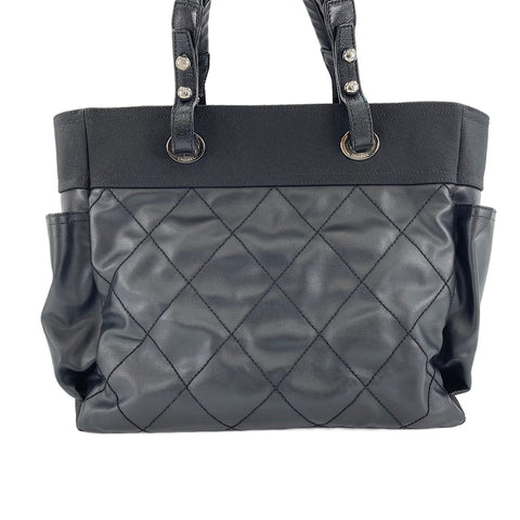 CHANEL Paris Biarritz Handbag black WS30314