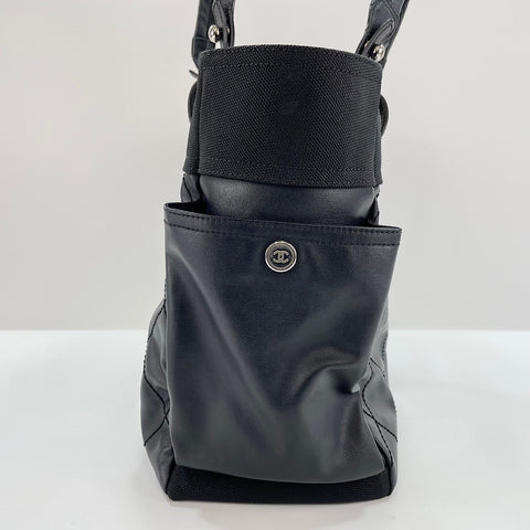 CHANEL Paris Biarritz Handbag black WS30314