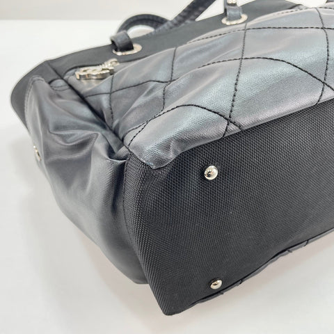 CHANEL Paris Biarritz Handbag black WS30314