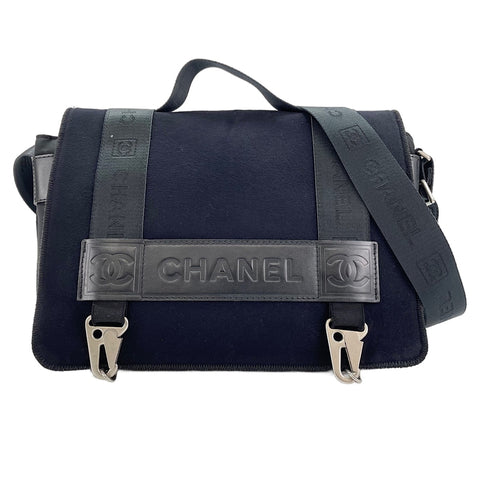 CHANEL Sports Line Shoulder Bag black WS30316