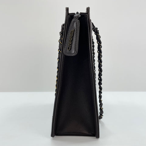 CHANEL Shoulder Bag Brown WS30317