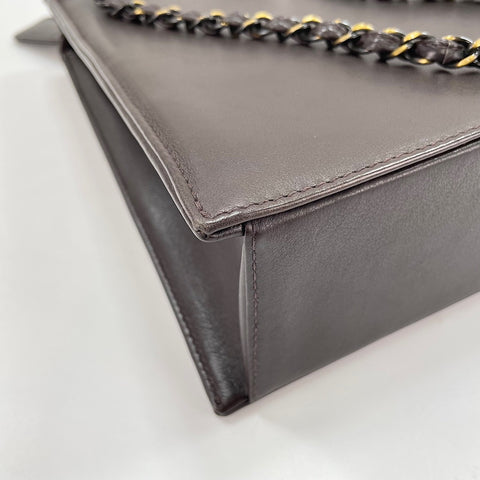 CHANEL Shoulder Bag Brown WS30317