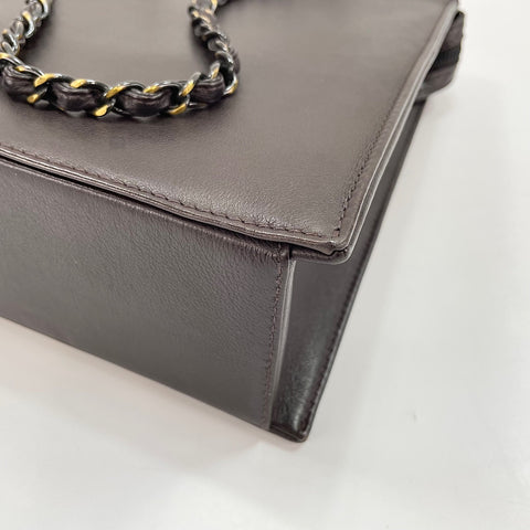 CHANEL Shoulder Bag Brown WS30317