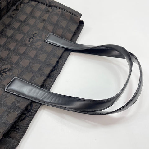 CHANEL New Travel Line Tote Bag Brown WS30318