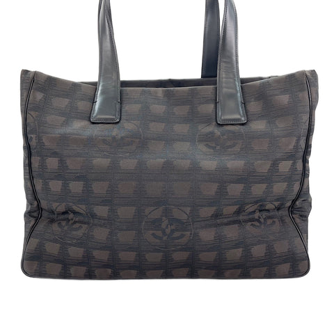 CHANEL New Travel Line Tote Bag Brown WS30318