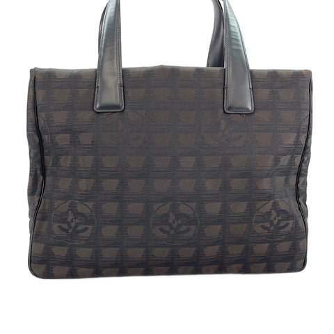 CHANEL New Travel Line Tote Bag Brown WS30318