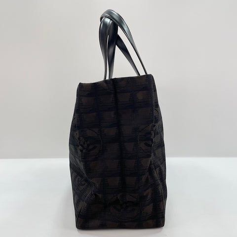 CHANEL New Travel Line Tote Bag Brown WS30318