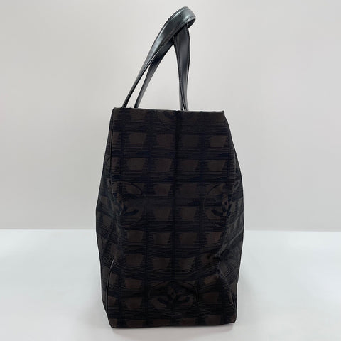 CHANEL New Travel Line Tote Bag Brown WS30318