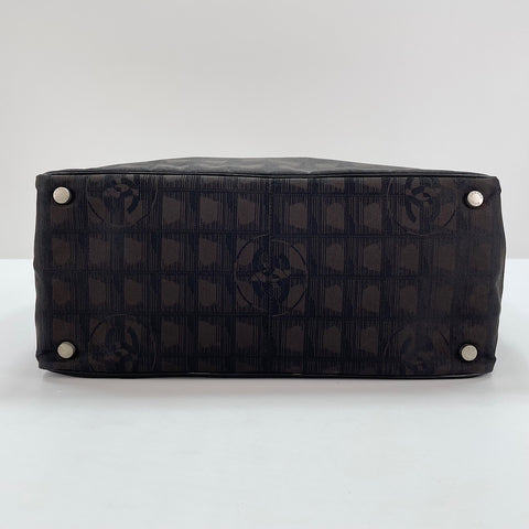 CHANEL New Travel Line Tote Bag Brown WS30318