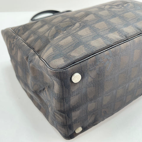 CHANEL New Travel Line Tote Bag Brown WS30318