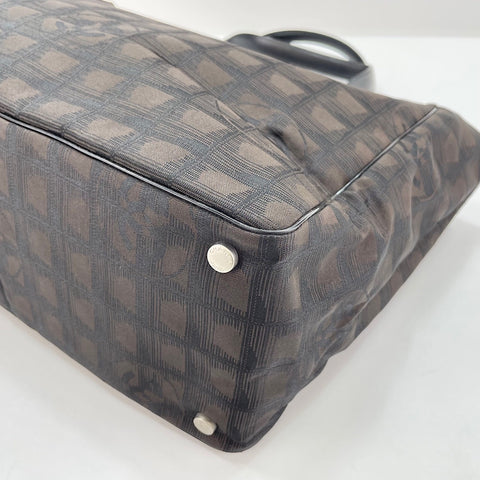 CHANEL New Travel Line Tote Bag Brown WS30318
