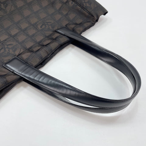 CHANEL New Travel Line Tote Bag Brown WS30319