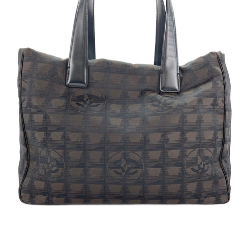 CHANEL New Travel Line Tote Bag Brown WS30319