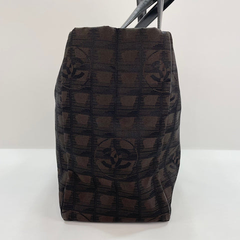 CHANEL New Travel Line Tote Bag Brown WS30319