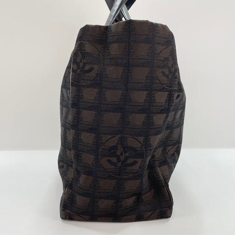CHANEL New Travel Line Tote Bag Brown WS30319