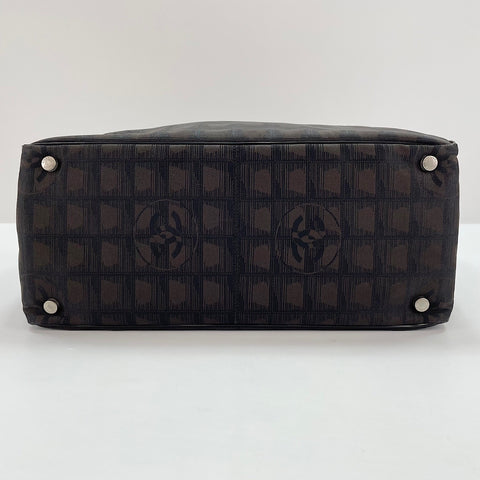 CHANEL New Travel Line Tote Bag Brown WS30319