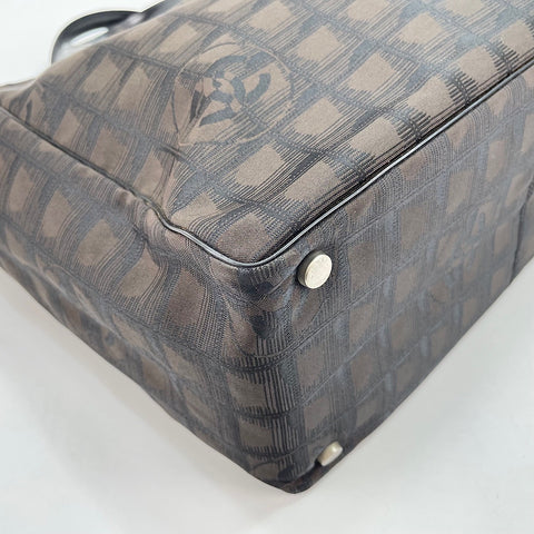 CHANEL New Travel Line Tote Bag Brown WS30319