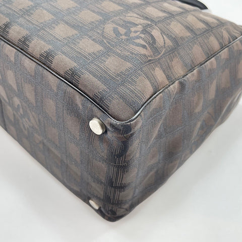 CHANEL New Travel Line Tote Bag Brown WS30319