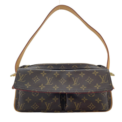 LOUIS VUITTON Viva Cit MM Shoulder Bag Brown WS30320
