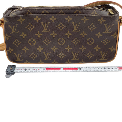 LOUIS VUITTON Viva Cit MM Shoulder Bag Brown WS30320