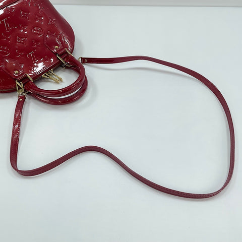 LOUIS VUITTON Alma BB Handbag Red WS30325