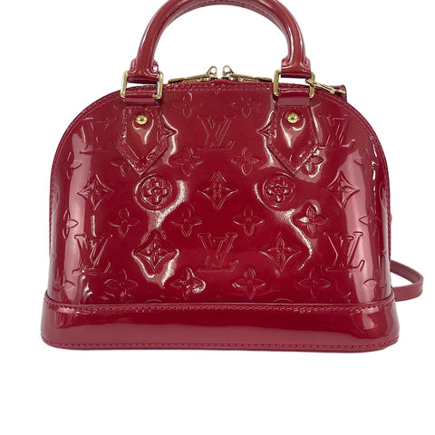 LOUIS VUITTON Alma BB Handbag Red WS30325