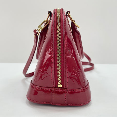 LOUIS VUITTON Alma BB Handbag Red WS30325