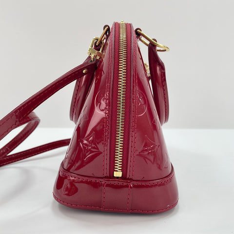 LOUIS VUITTON Alma BB Handbag Red WS30325