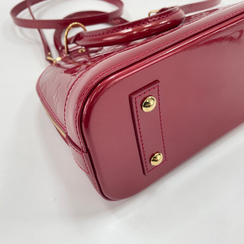 LOUIS VUITTON Alma BB Handbag Red WS30325