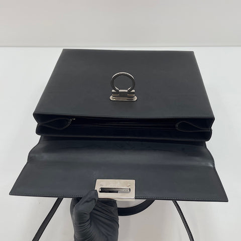 Salvatore Ferragamo 2WAY, Gancini Handbag black WS30332
