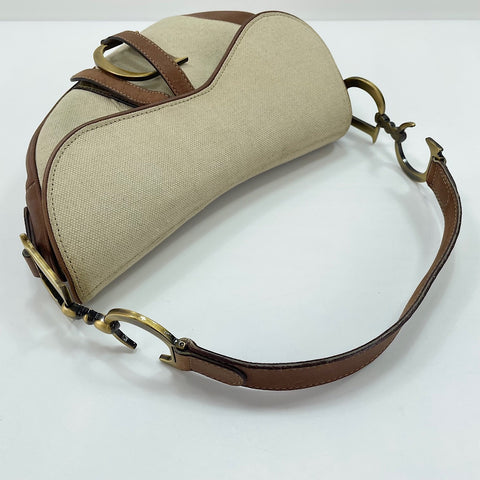 Christian Dior saddle Handbag Brown WS30335