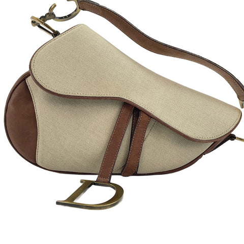 Christian Dior saddle Handbag Brown WS30335