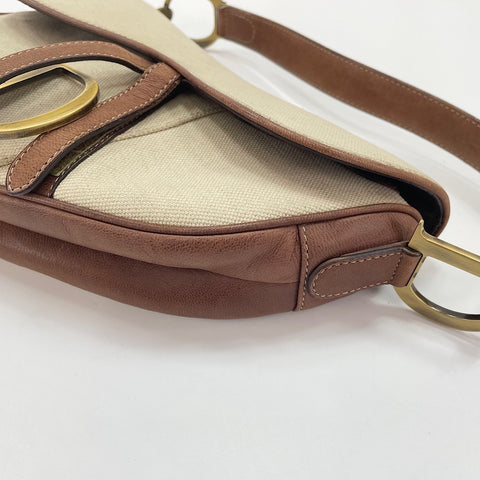 Christian Dior saddle Handbag Brown WS30335