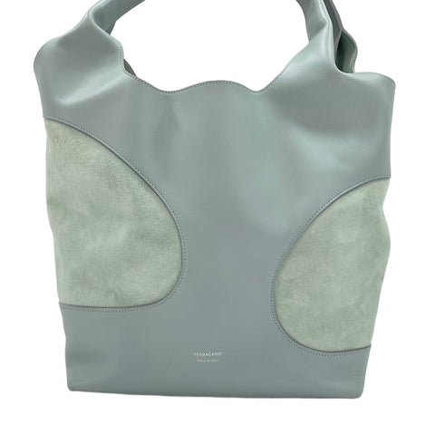 Salvatore Ferragamo Hobo Shoulder Bag blue WS30336