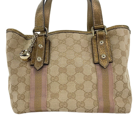 GUCCI Sherry Line Handbag beige WS30337