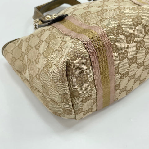 GUCCI Sherry Line Handbag beige WS30337